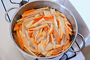 Chicken-of-the-woods mushroom cooking