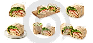 Chicken wrap sandwich