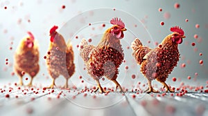 Chickens and Bird Flu Epidemic: A Cautionary Tale AI Generated