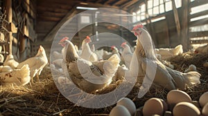 The Chickens in Henhouse.AI generated image