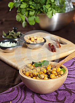 Chickpea appetizer