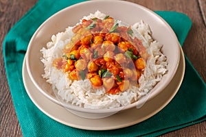 Chickpea curry photo