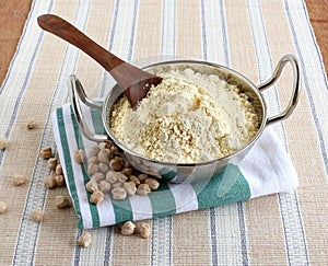 Chickpea Flour and Garbanzo Beans photo