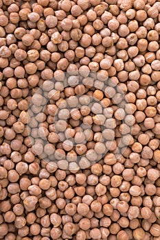 Chickpeas close up for use as a background