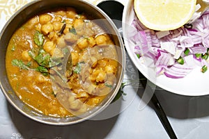 Chickpeas curry or Chola masala