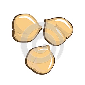 Chickpeas hummus icon , vector illustration