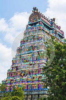 Chidambaram lord siva temple tower