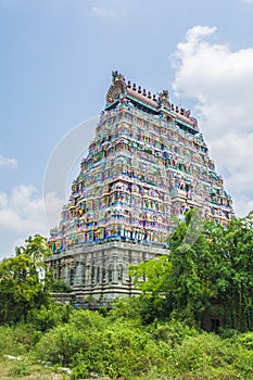 Chidambaram lord siva temple tower