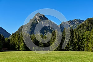 Chiemgau Mountains in the morning