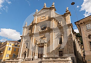 Chiesa Collegiata dei SS Pietro e Stefano church in Bellinzona, Switzerland