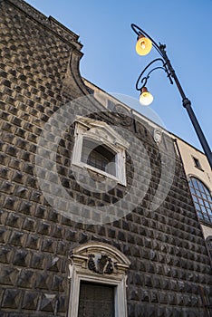 Chiesa del Gesu Nuovo in Naples, Italy