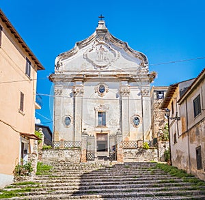 Chiesa delle Anime del Purgatorio in Terracina, province of Latina, Lazio, central Italy.