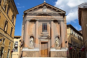 Chiesa di San Cristoforo, Siena, Tuscany, Italy photo