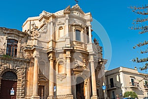 The Chiesa di San Domenico in Noto, Sicily photo