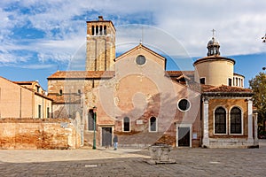 Chiesa di San Giacomo dall`Orio church in Venice, Italy