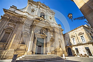 At the Chiesa di Sant`Irene church in Lecce Italy