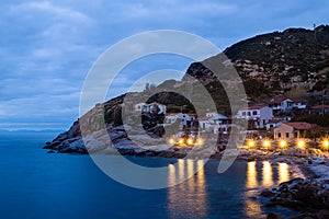 Chiessi, Elba Island, Tuscan Archipelago, Italy at night