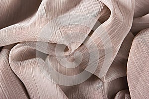 Chiffon fabric background texture.
