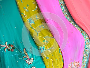 Chiffon Saris