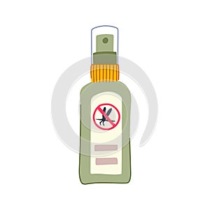 chigger insect repellent cartoon vector illustration photo
