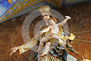 Virgen de la  Inmaculada concepcion in Chignahuapan, puebla, mexico V photo