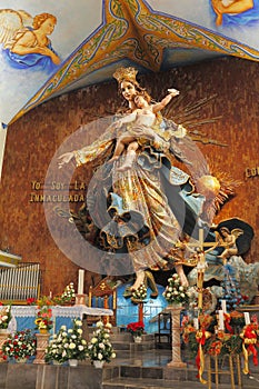 Virgen de la  Inmaculada concepcion in Chignahuapan, puebla, mexico IV photo