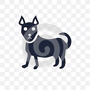 Chihuahua dog transparent icon. Chihuahua dog symbol design from