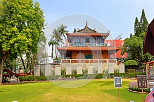 Chikan Tower, built in the 17th century by Dutch colonists, this former military fort