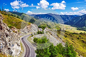 Chike - Taman mountain pass. Altai Republic, Russia