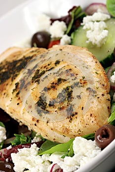 Chiken breast and salad