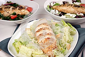 Chiken breast and salad