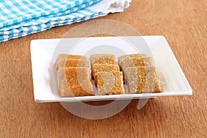 Chikki Traditional and Popular Indian Sweet Dish photo