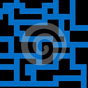 chil ai background with bright blue and black background