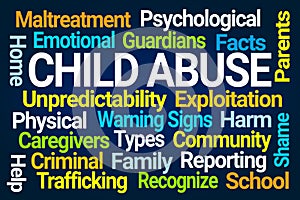 Child Abuse Word Cloud