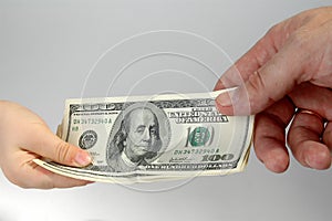 Child and adult money