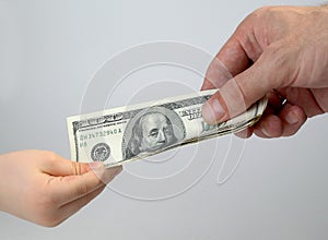 Child and adult money