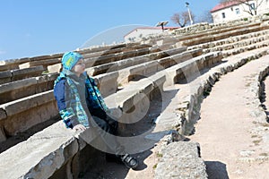 Child in ancient theater In Chersonesos