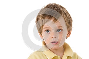 Child with astonished gaze