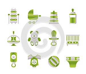 Child, Baby and Baby Online Shop Icons