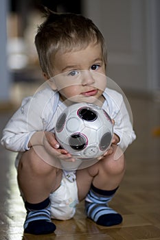 Child with ball