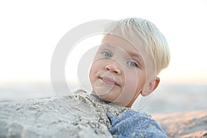 Child on beach