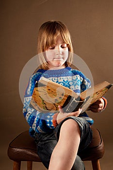 Child book chair studio