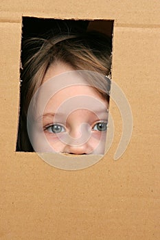 Child in box
