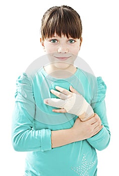 Child with broken arm