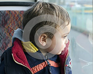 Child on bus