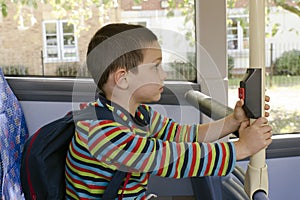 Child on bus