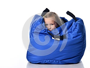 Child can easily completely crawl into this cocoon and feel like an unborn baby. The egg helps the child develop feelings and play