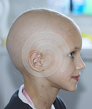 Child with cancer