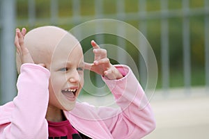 Child with cancer