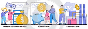 Child Care Experience Deduction, and Carbon Tax Credit Illustrated Pack